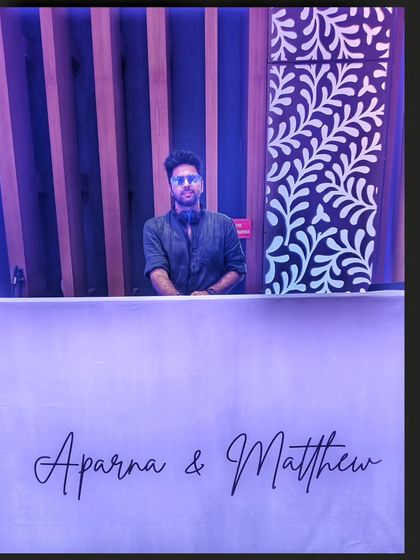 At the console for Aparna and Matthew's special day. It's a pleasure to work with amazing wedding planners like Purple Rings to create a seamless and memorable experience.