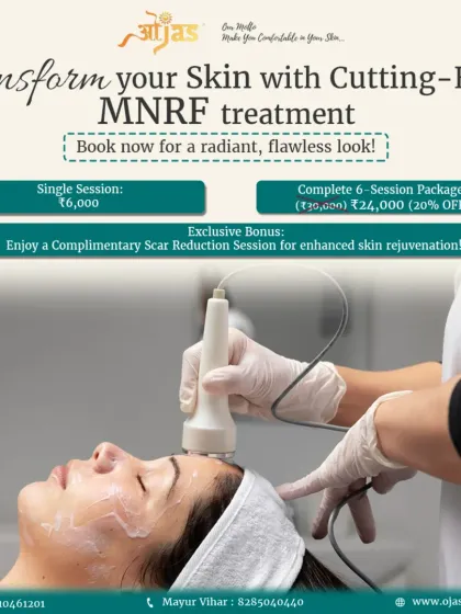 We can help you transform your skin with our cutting edge MNRF treatment. This is an excellent option for reducing scars and improving overall skin texture. Book a package and receive a complimentary scar reduction session.