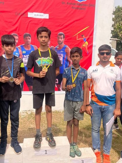 Young athletes from our academy sweeping the podium at a local meet. This shows the depth of talent we are nurturing.