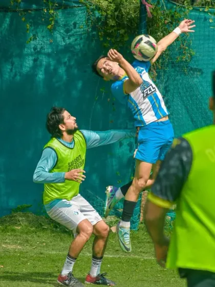 This is the moment it all comes down to. A player leaps for a header during a competitive match, showcasing the athleticism and passion you'll find on our grounds. We provide the professional turf and atmosphere for players to create unforgettable highlights.
