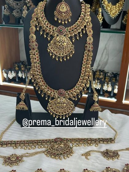 Prema - Bridal Jewellery Rental My Complete Collection: Temple & Antique Sets photo 18