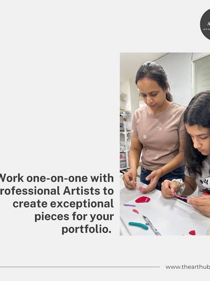 I guide students in creating exceptional pieces for their portfolio through one-on-one sessions. This focused approach helps them develop their skills and prepare for a future in art and design.