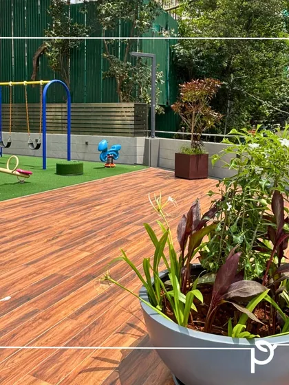 A society garden should be safe and enjoyable for everyone. We design people-friendly public spaces using non-toxic native plants, creating a beautiful environment for children to play and residents to relax, all while being easy on the maintenance budget.