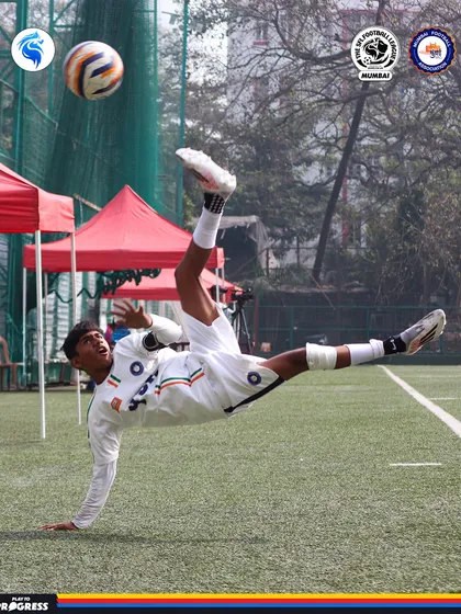 It's about creating moments of brilliance. This perfectly executed bicycle kick captures the acrobatic skill and passion our players bring to every SFL match.
