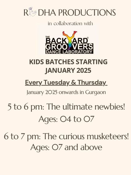 We are thrilled to collaborate with Radha Productions to offer Kathak for kids. We use modern, child-friendly techniques to teach this timeless art of storytelling through dance.
