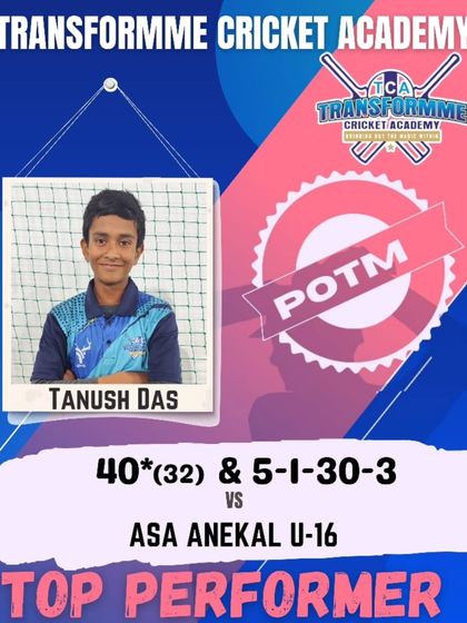 Transform Cricket Academy - Advanced Competitive Cricket Training The Record Breakers: Individual Player Achievements photo 9