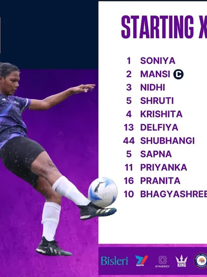 Our starting XI for match number 6.