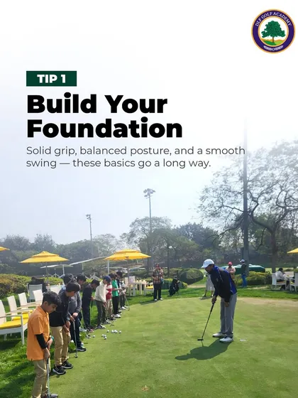 Tip 1: Build Your Foundation. We emphasize a solid grip, balanced posture, and a smooth swing as the basics that go a long way in a golfer's development.