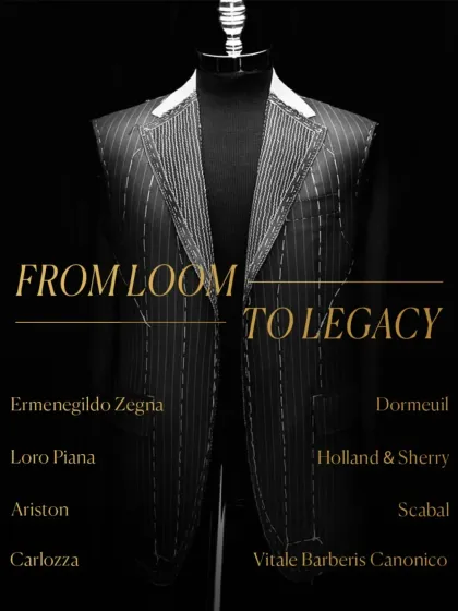A garment is only as good as the fabric it's made from. I source my materials from the world's most renowned mills, including Ermenegildo Zegna, Loro Piana, and Scabal. This commitment to quality is the foundation of every piece that leaves my atelier.