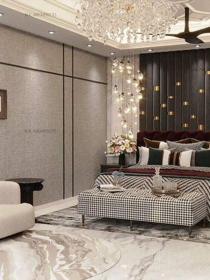 N.K. Architects - Interior Design Serene & Luxurious Bedrooms photo 47