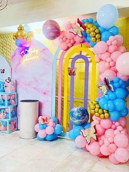 Golu Balloon Decor - Baby Celebration Decor Baby Showers & Welcome Home Setups photo 5