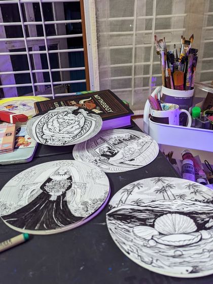 Rachita Burjupati - Art Prints & Merchandise My Travel & Food Sketchbook photo 7