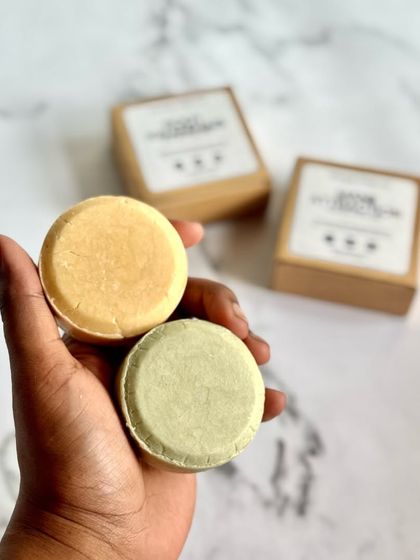 We've relaunched our shampoo bars, and they're better than ever. 'Mane Attraction' with Mango Butter is for dry hair, while 'Root Awakening' with Kokum Butter is for oily scalps.