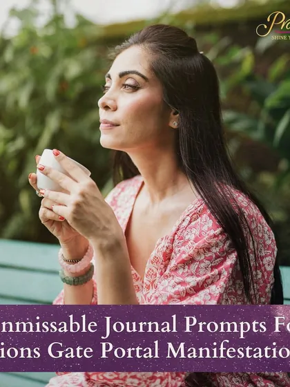 The Lions Gate Portal is a powerful cosmic event for manifestation. To make the most of this energy, I've created a set of transformational journal prompts to help you connect with your deepest desires.