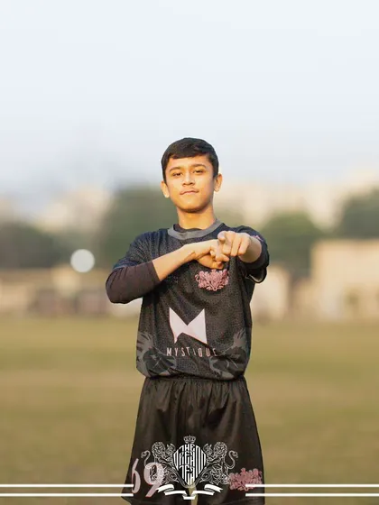 U17 Lion, pointing to the future.