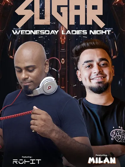 Another great flyer design for my Wednesday night residency at Sugar Factory.