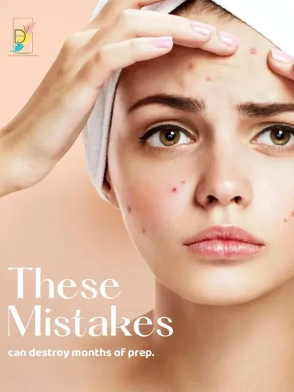 These common pre-wedding mistakes can unfortunately destroy months of careful skin preparation. A well-planned, professional approach is the safest way to ensure your skin is at its best.