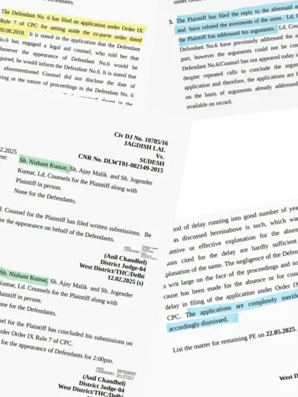 This is not just paper, it is proof. A property dispute that was stuck since 2018, I resolved in just two hearings. I deliver results, not excuses.