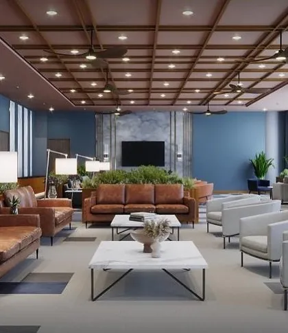 The faculty lounge at Amity Bengaluru is designed as a serene retreat for interaction and relaxation. We believe in crafting quiet, comfortable spaces for all members of a campus community to unwind and recharge.