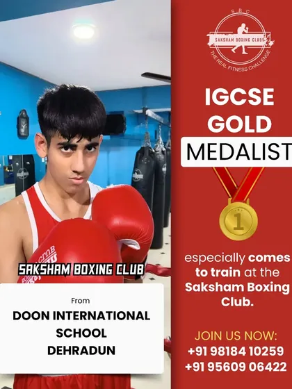 This IGCSE gold medalist from Doon International School travels to train with me. It's a testament to the high-level coaching I provide, attracting dedicated athletes from all over.