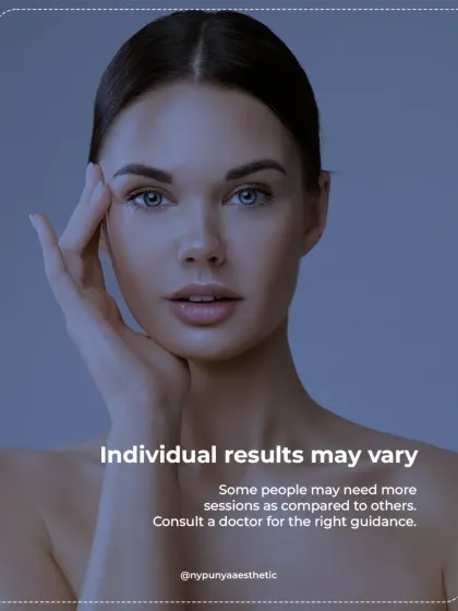 It is important to remember that individual results for scar treatments may vary. Some people may need more sessions than others to achieve their desired outcome, so a consultation is key to setting the right expectations.