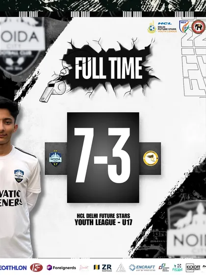 A huge 7-3 win for our U17 team. Our attacking players were on fire in this match.