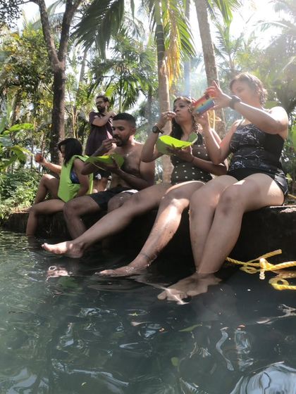 Enjoying local food and drinks while soaking in the cool backwaters of South Goa. We curate these one-of-a-kind experiences for our guests.