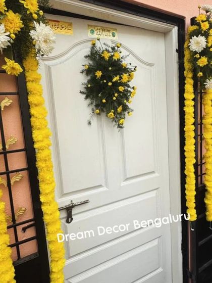 Dream Decor - Traditional & Ceremonial Decor Vibrant Haldi & Mehendi Setups photo 9