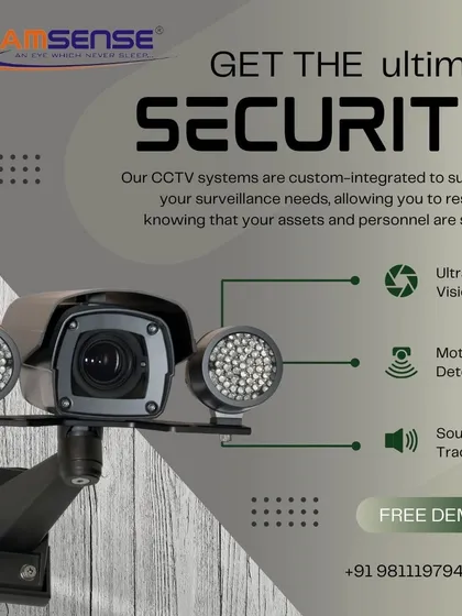 I offer cameras with the latest technology to ensure nothing is missed. This model features an ultra-wide vision lens, precise motion detection, and sound tracking capabilities for the ultimate surveillance of your property.