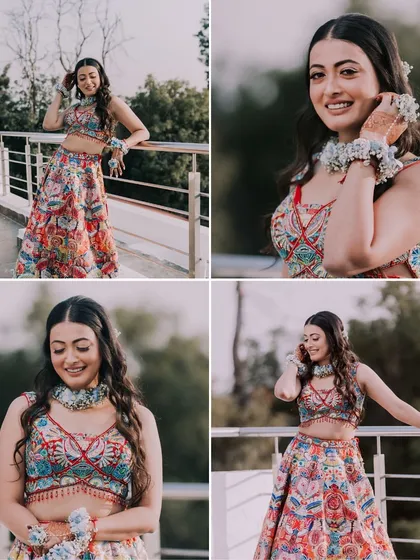 More moments from our colorful Haldi and Mehendi events, capturing the joy, laughter, and beautiful details.
