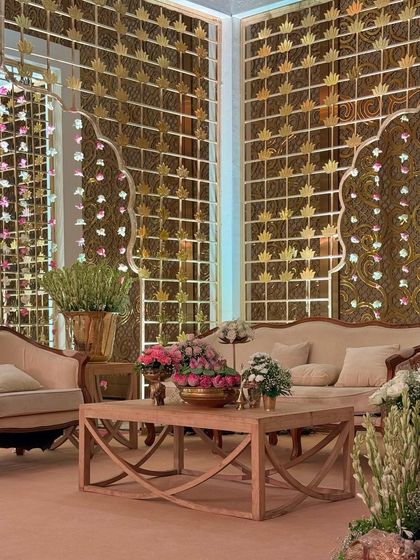 Regal Indian Traditions: A Symphony in Pink & Gold photo 76