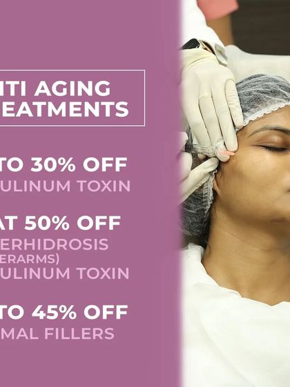 Our anti-aging treatments are part of the Festive Glow Camp. Enjoy special offers on Botulinum Toxin, Dermal Fillers, and treatment for Hyperhidrosis (excessive sweating).