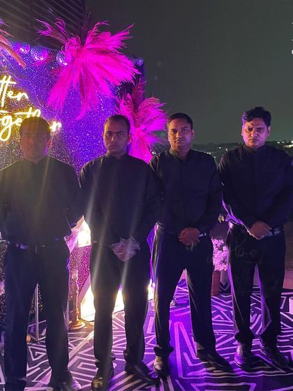 Meet the dream team! My professional and well-trained staff are the backbone of my service. They work diligently behind the scenes to ensure your event runs smoothly and every guest is well taken care of.