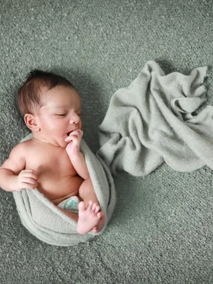 A sleepy yawn from this little one. These real, unposed moments are just as precious as the perfectly posed shots.