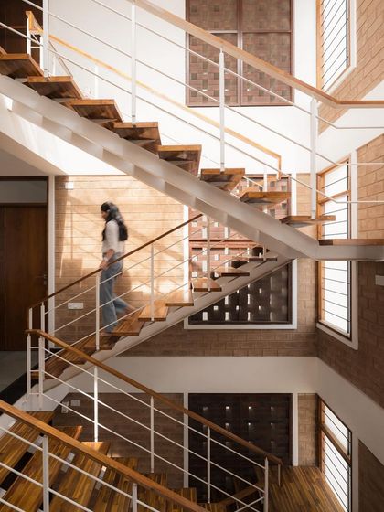 Additional views showcasing the variety of interior spaces we design, from living rooms and bedrooms to staircases and quiet corners, all united by our philosophy of sustainable, soulful design.