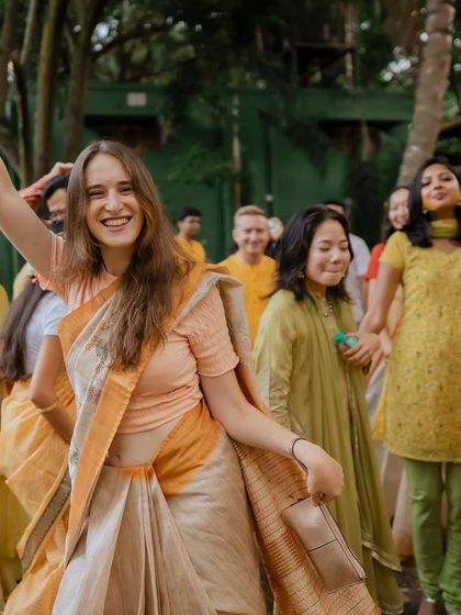 Journeys By Vivek - Wedding Cinematography Vibrant Haldi Celebrations photo 14