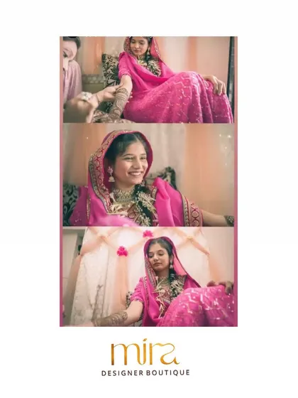 The beautiful moments from a client's Mehndi ceremony. Seeing the joy and confidence my designs bring to a bride on her special day is the most rewarding part of my work.