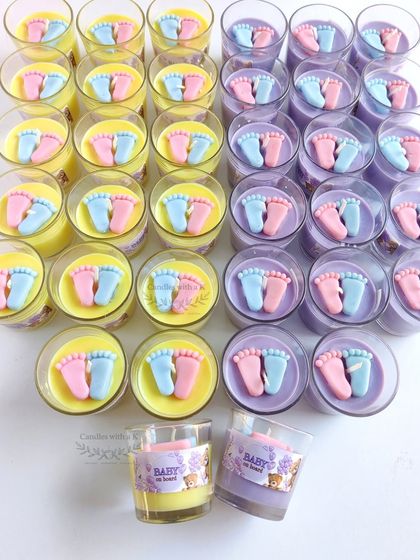 Candles with a K - White-Label Candle Manufacturing Gifts for Baby Showers & Birthdays photo 3