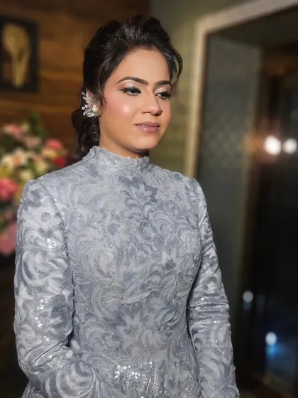 A final portrait of the engagement look. She looks like a modern-day princess, ready for her special day.