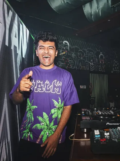 The face I make right before I start playing some deep house music. Full of excitement and anticipation.