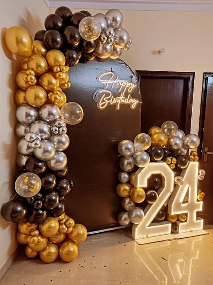 Special Entry - Private Party & Milestone Decoration Elegant Birthday & Anniversary Setups photo 30