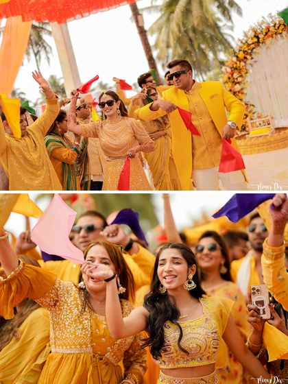 Vibrant Haldi & Mehendi Celebrations photo 19