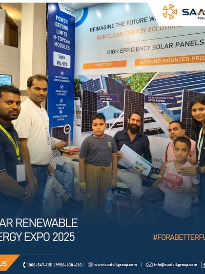 Welcoming families and future generations to our booth to learn about the power of solar energy in Bihar.