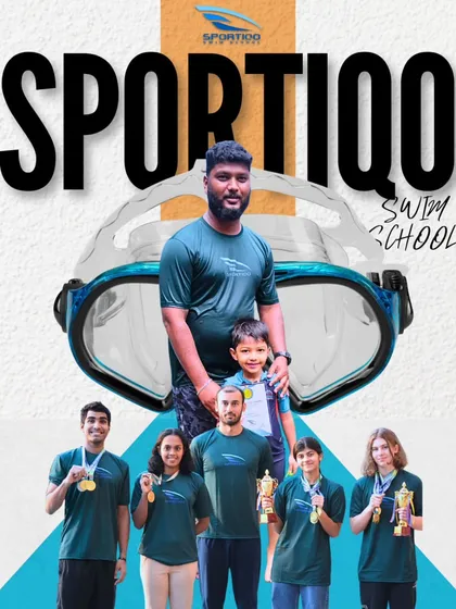 From the first splash to the final lap, we shape champions. This composite image shows our coaches, young learners, and competitive swimmers.