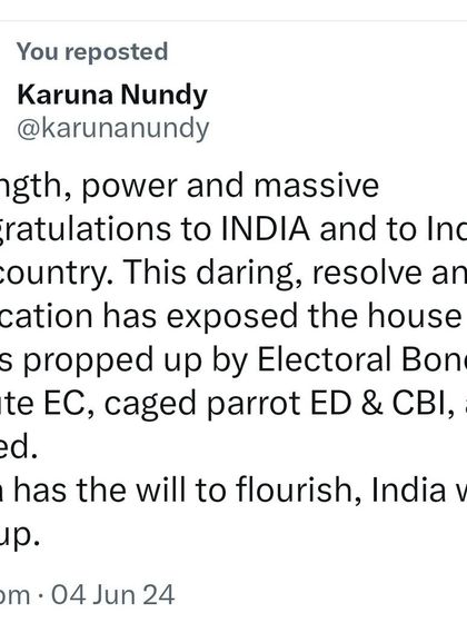 The results of our collective democratic will have exposed the house of cards propped up by opaque electoral funding and compromised institutions. This is a testament to the daring and resolve of those who kept the faith.