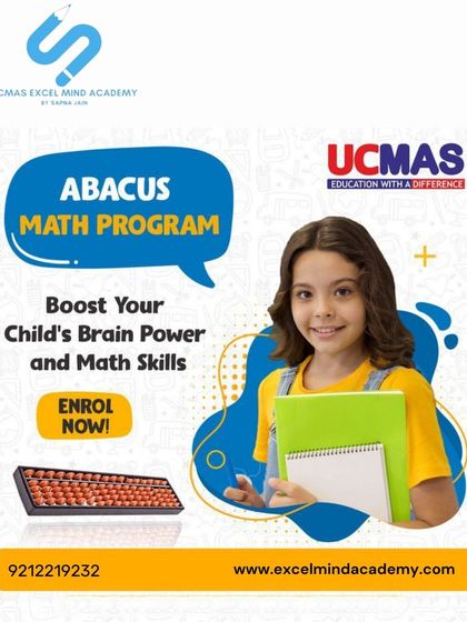 Our Abacus Math Program is designed to boost your child's brain power and math skills. This poster shows our core offering for young, aspiring learners.