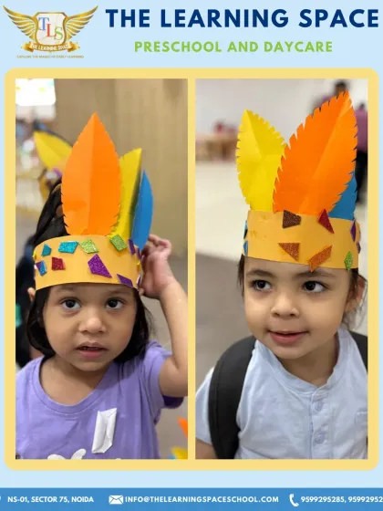 Crafting and wearing traditional Native American-inspired headgear was a highlight of our USA Day. This hands-on craft allows children to connect with history and culture in a creative way.