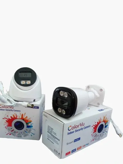 A closer look at the ColorVu indoor security camera models I can install. These are perfect for monitoring indoor spaces like shops, offices, or living rooms with clarity.