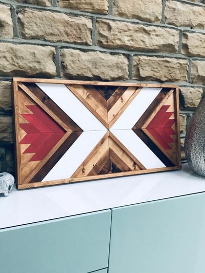 Best of Bharat - 3D & Sculptural Wall Art Colorful Boho & Aztec Mosaics photo 6