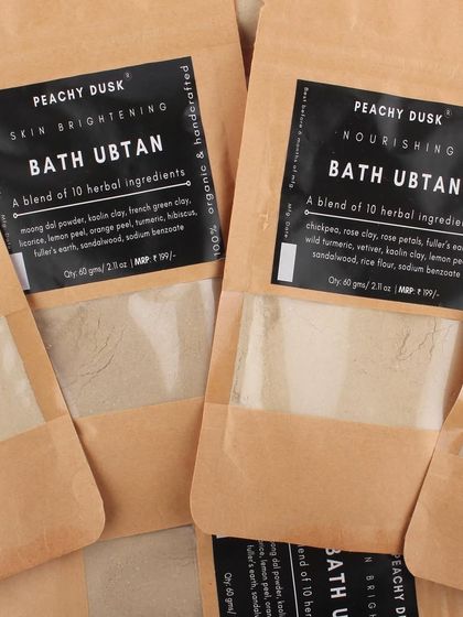 My traditional Bath Ubtans are a blend of 10 herbal ingredients. I offer a Skin Brightening version and a Nourishing version to bring ancient wisdom to your modern bathing ritual.
